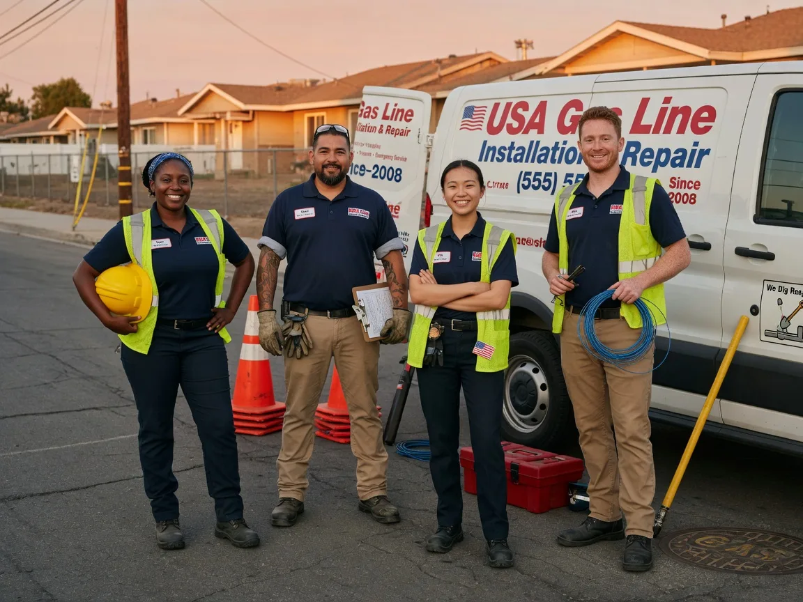 Gas Line Installation company in Veedersburg, IN